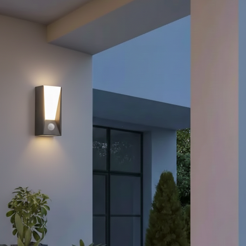 buitenwandlamp bewegingssensor modern ontwerp