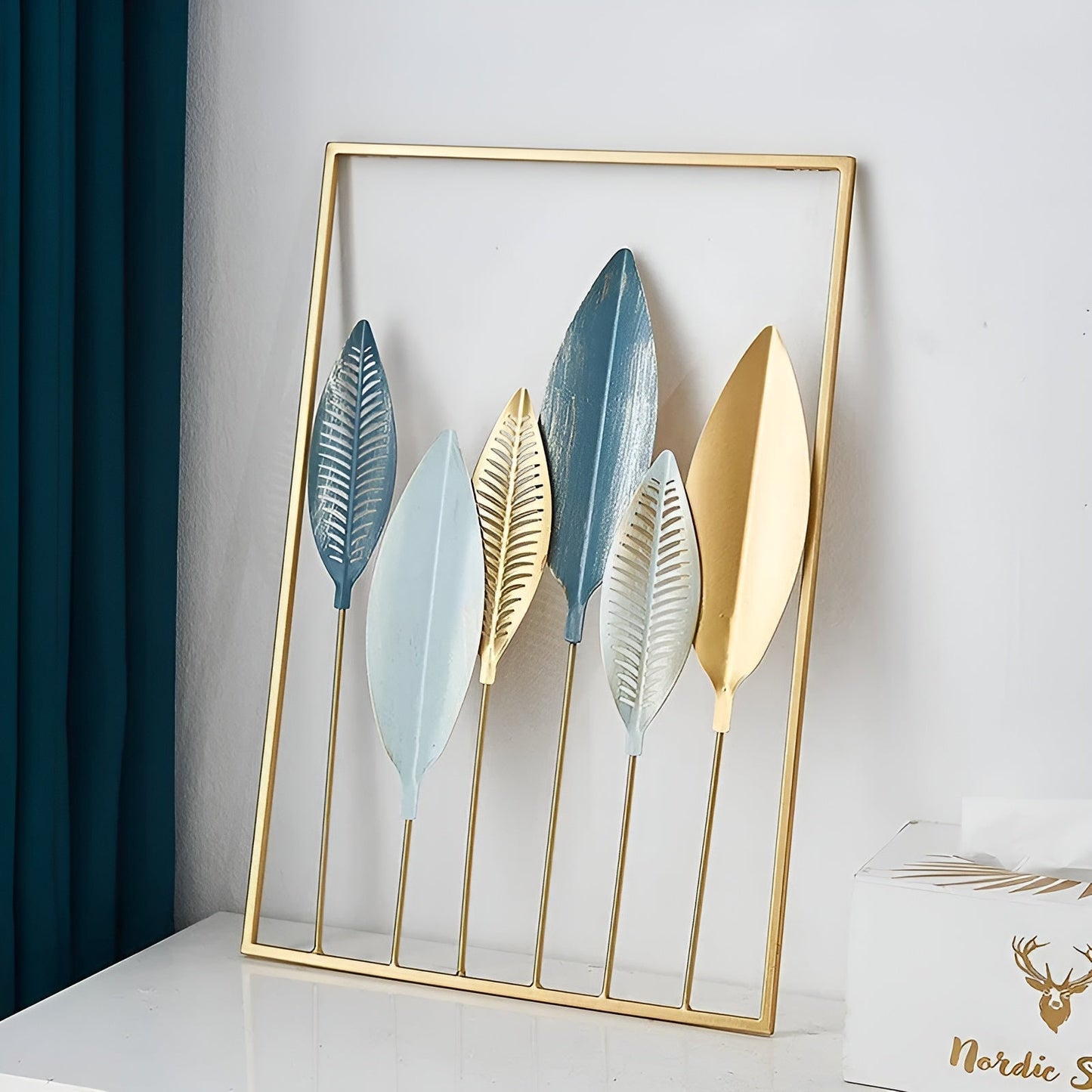 metalen wanddecoratie scandinavisch design