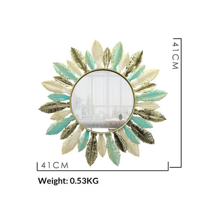 Wandspiegel Metalen Frame Zonnestraaldesign