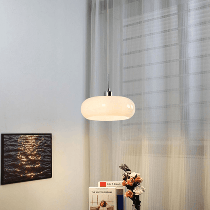 Elegant Hailie Glazen Hanglamp in Broodvorm