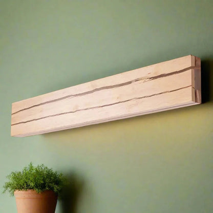 Stijlvolle Houten Scheur Wandlamp voor een Modern Interieur