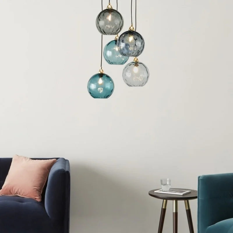hanglamp glas-in-lood modern scandinavisch design