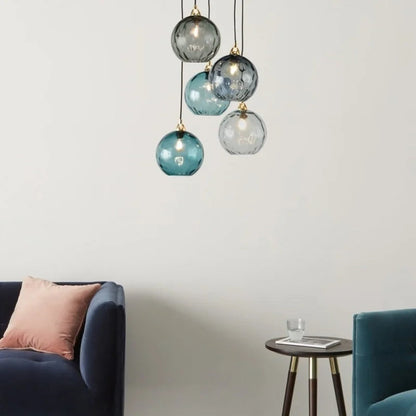 Hanglamp glas-in-lood modern Scandinavisch design