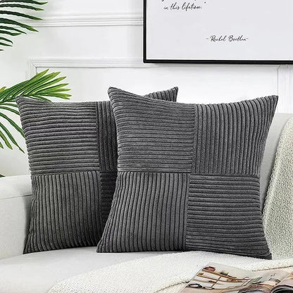 Corduroy Kussensloop Minimalistisch Ontwerp