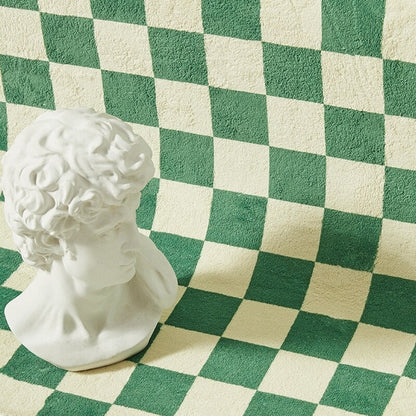 Bedkleed Met Ruitpatroon
