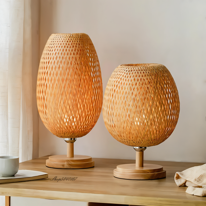 Geweven Bamboe Hanglamp