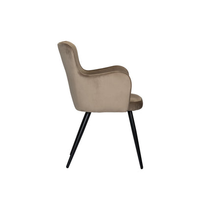 Oorfauteuil zandwit (Set van 2)