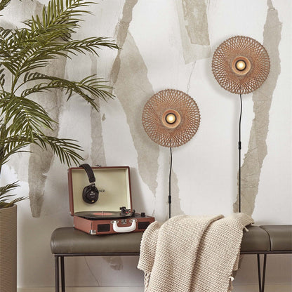 Bamboe Wandlamp Natuurlijk Kalimantan 30 cm