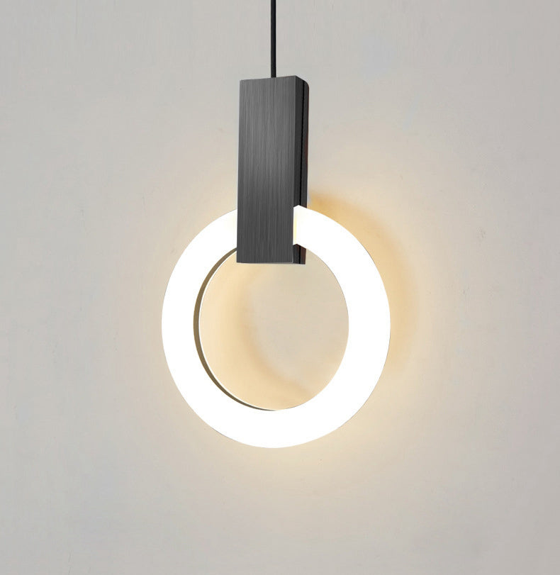 elegante nordic ring led hanglamp voor een moderne sfeer