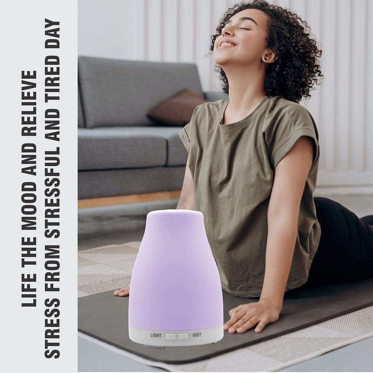 aroma diffuser met afstandsbediening voor eenvoudig gebruik