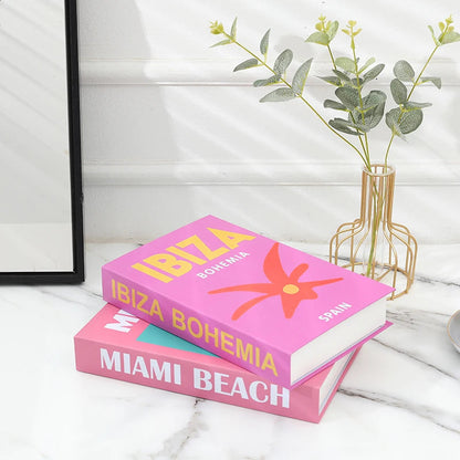 Decoratieve Boeken Gekleurde Set