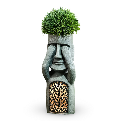 Moderne paascadecoratie van hars