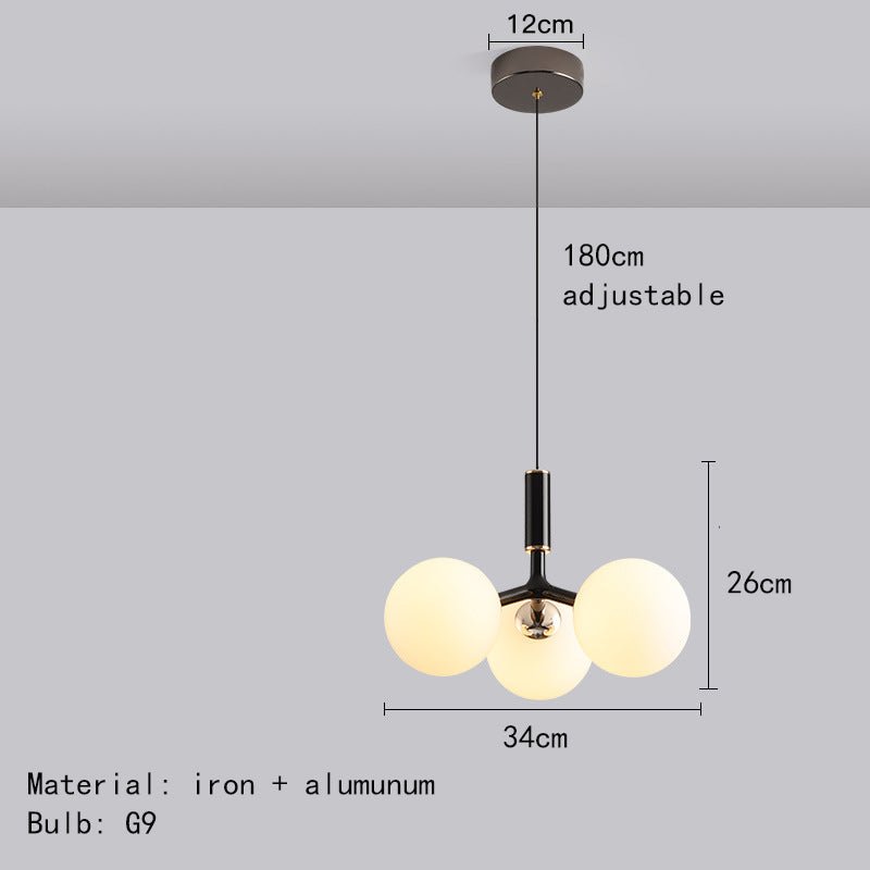 stijlvolle noorse luxe glazen hanglamp voor een elegante uitstraling