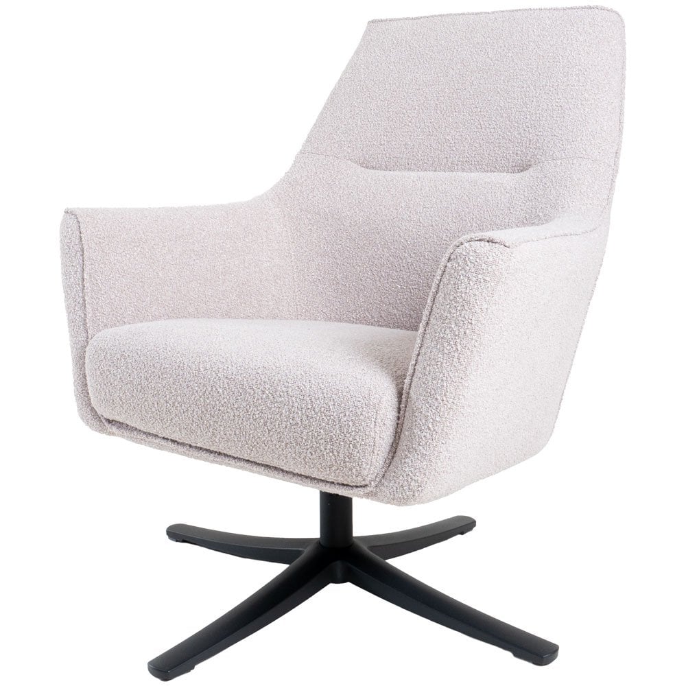 fauteuil ties – bouclé – naturel