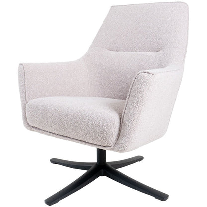 Fauteuil Ties – Bouclé – Naturel