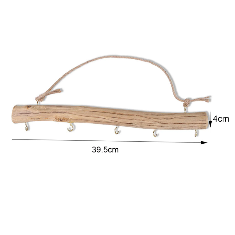 wandhaak drijfhout boho decoratie