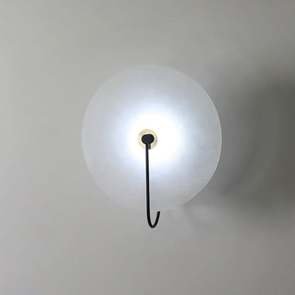 Elegante Alabaster LED Wandlamp voor een Sfeervolle Verlichting