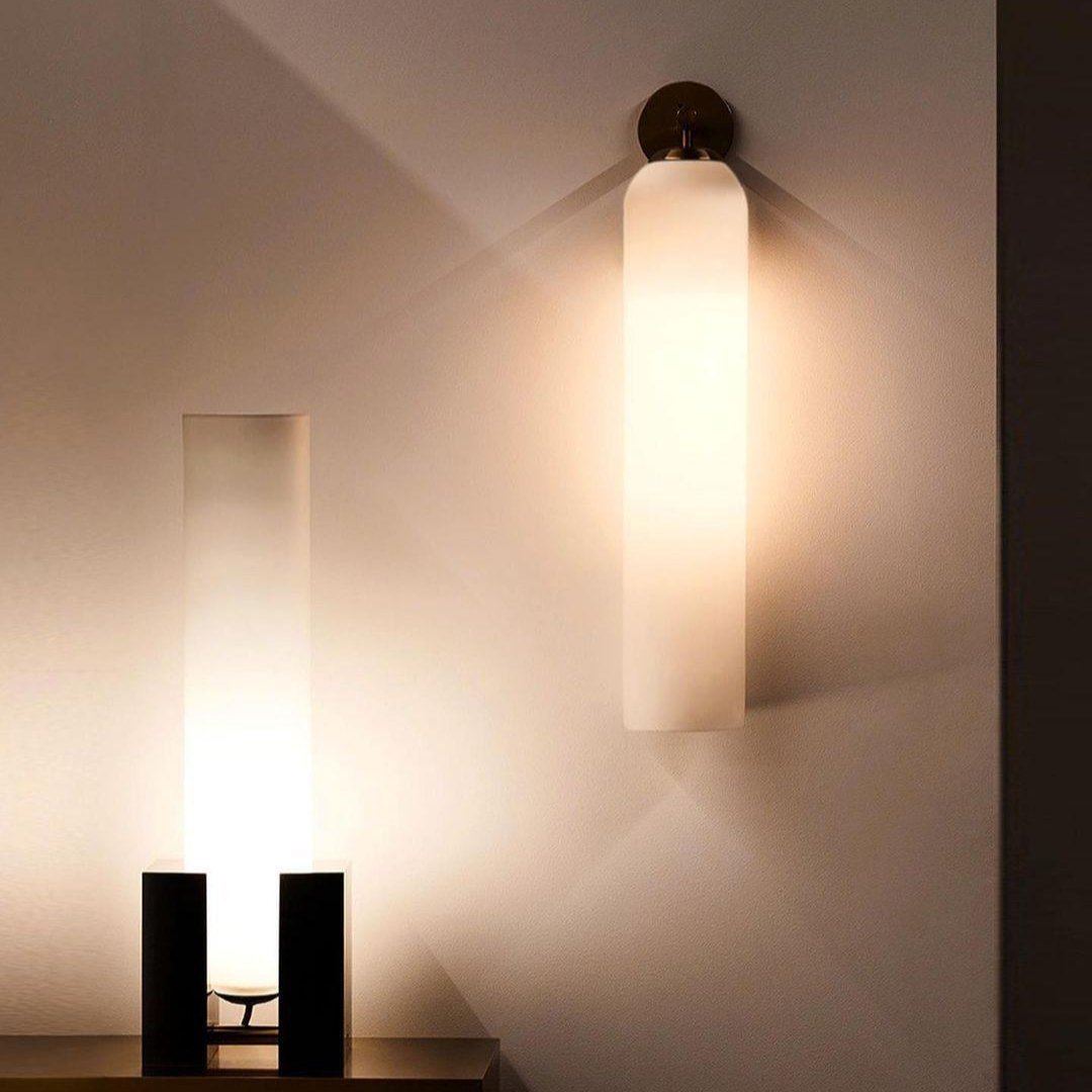 stijlvolle glazen wandlamp voor een sfeervolle verlichting