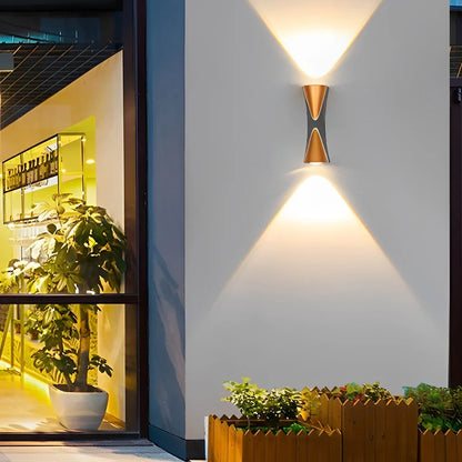 LED buitenwandlamp voor sfeervolle verlichting bij de entree