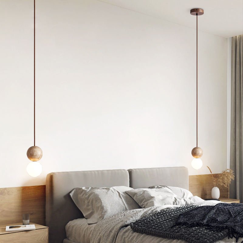 chic wabi sabi hanglamp voor een sfeervol plafond