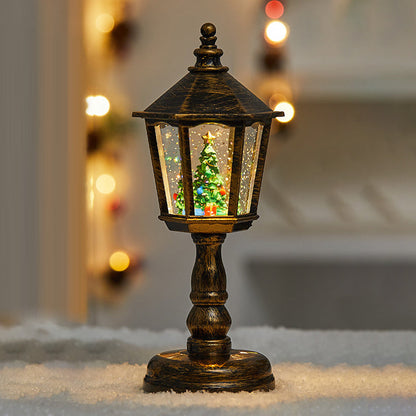 Sfeervolle kerstverlichting met compact tafelmodel