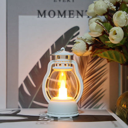 Led Tafellamp Retro Lantaarn Op Batterij
