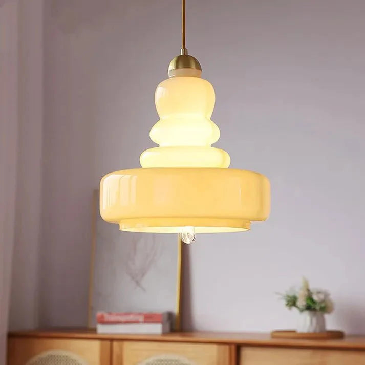 stijlvolle bauhaus kalebas glazen hanglamp voor een modern accent