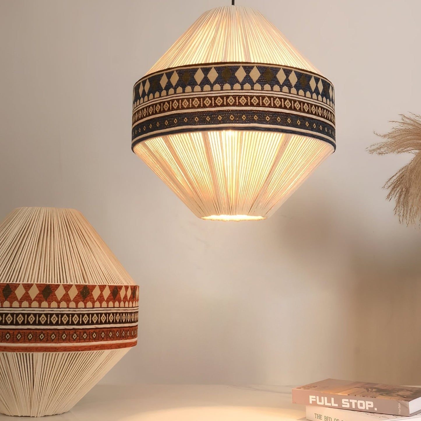 chic bohemian fringe pendant light