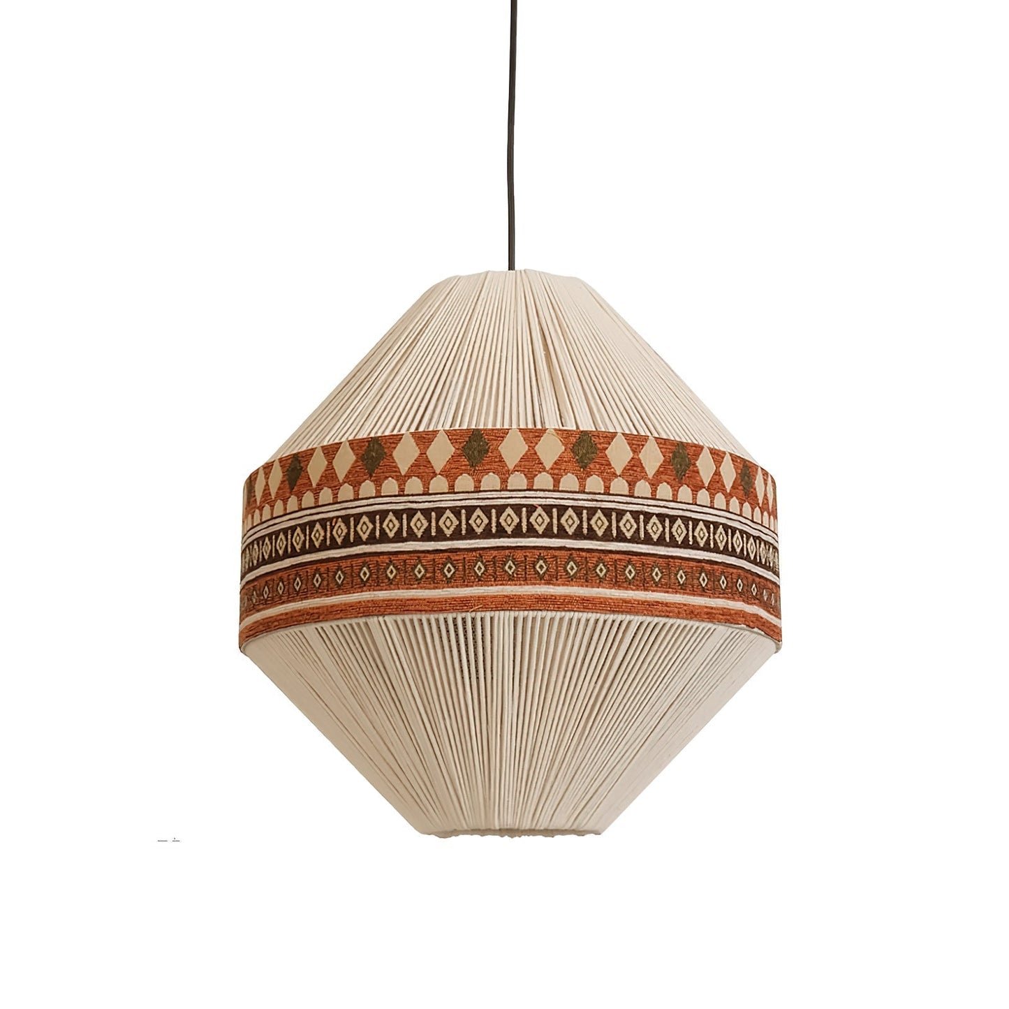 chic bohemian fringe pendant light