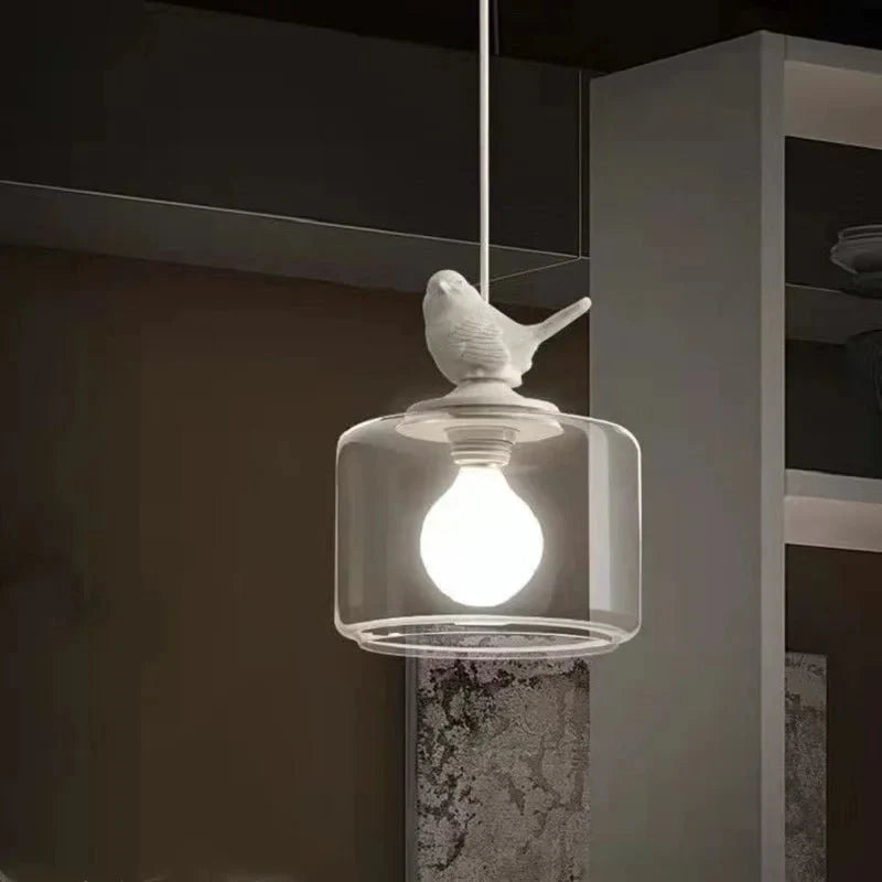 elegante vogel hanglamp voor een stijlvolle verlichting