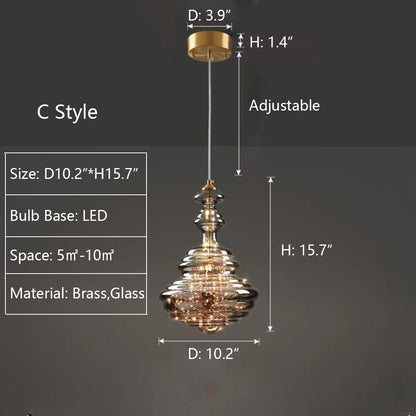 Chique Grijze Glas Sterrenhemel Hanglamp voor een Betoverende Sfeer