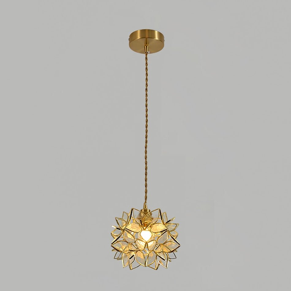 elegante kapiz hanglamp voor een betoverende sfeer