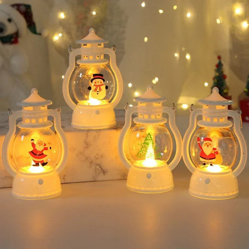 kerst kaarsenlantaarn voor sfeervolle verlichting in huis