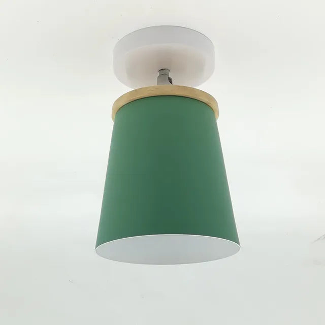 detailweergave van de stevige constructie van de plafondlamp