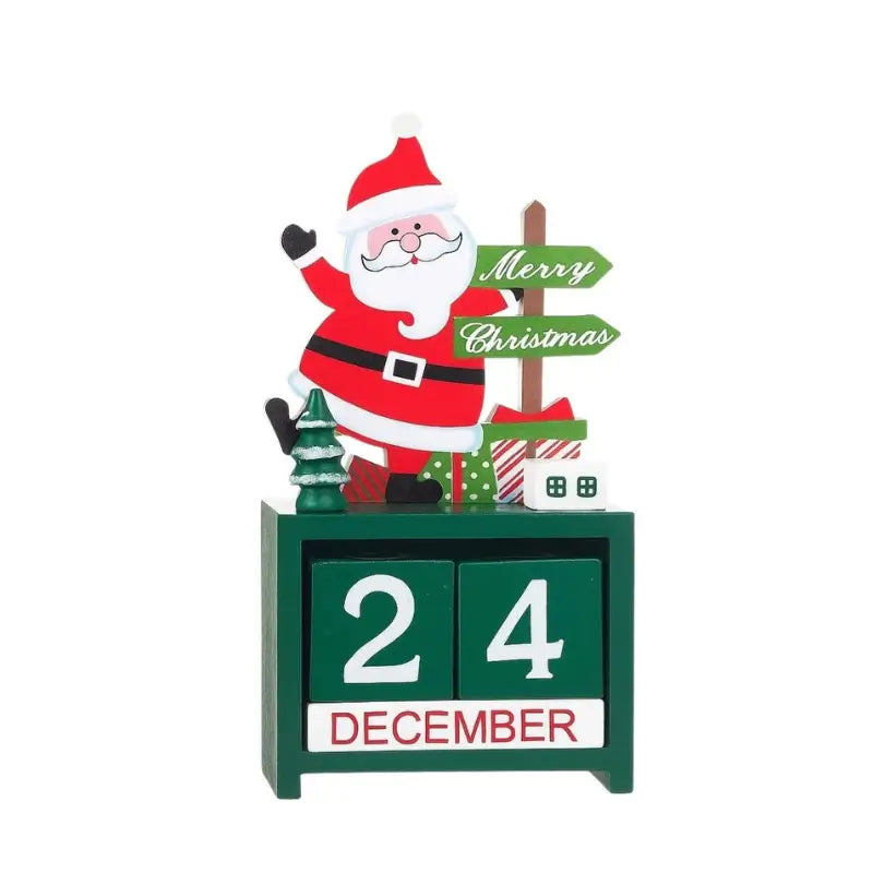adventskalender van hout met ruimte voor kleine verrassingen