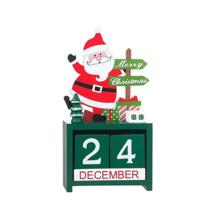 Adventskalender van hout met ruimte voor kleine verrassingen