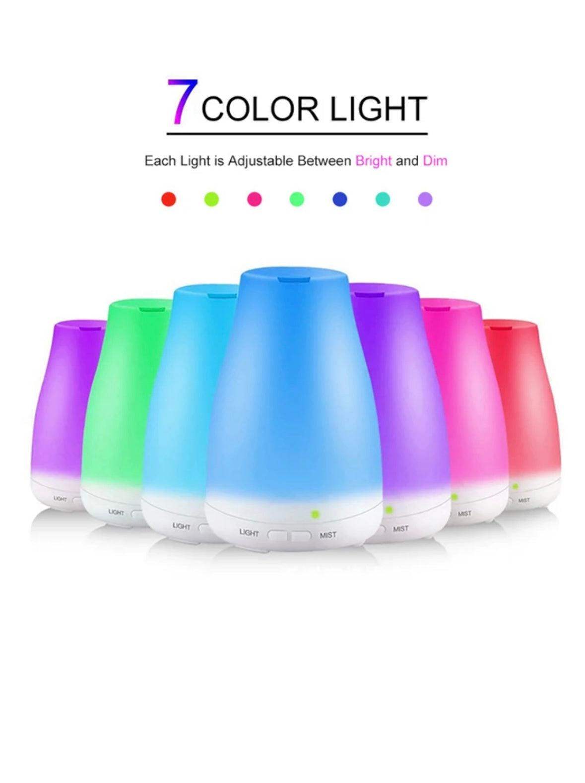 aroma diffuser met sfeervolle ledverlichting