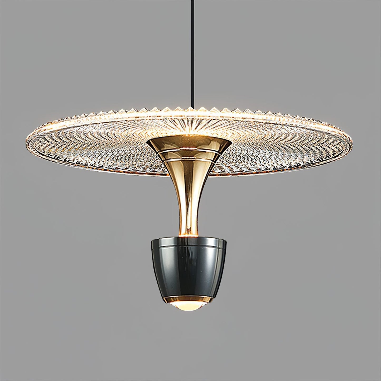 stijlvolle moderne led schijf hanglamp voor een stralend interieur