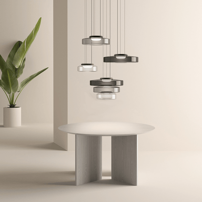 Stijlvolle Bauhaus Glazen Hanglampen voor een Modern Interieur