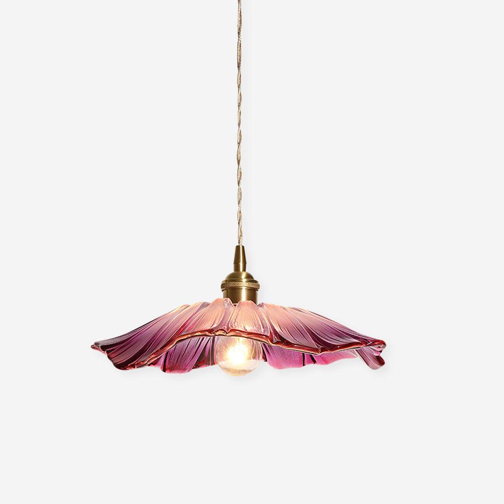 elegante glazen hanglamp voor een sfeervol interieur