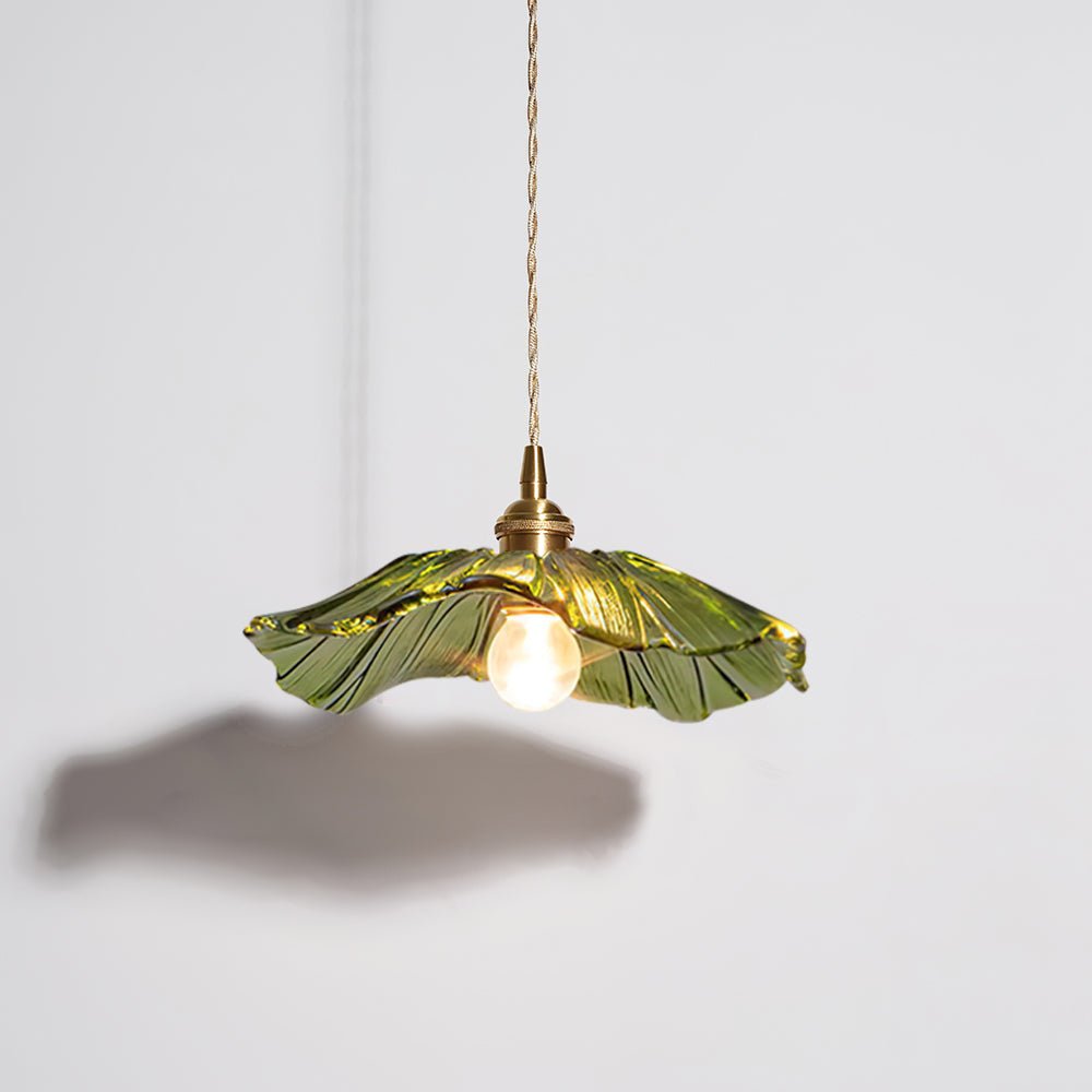 elegante glazen hanglamp voor een sfeervol interieur