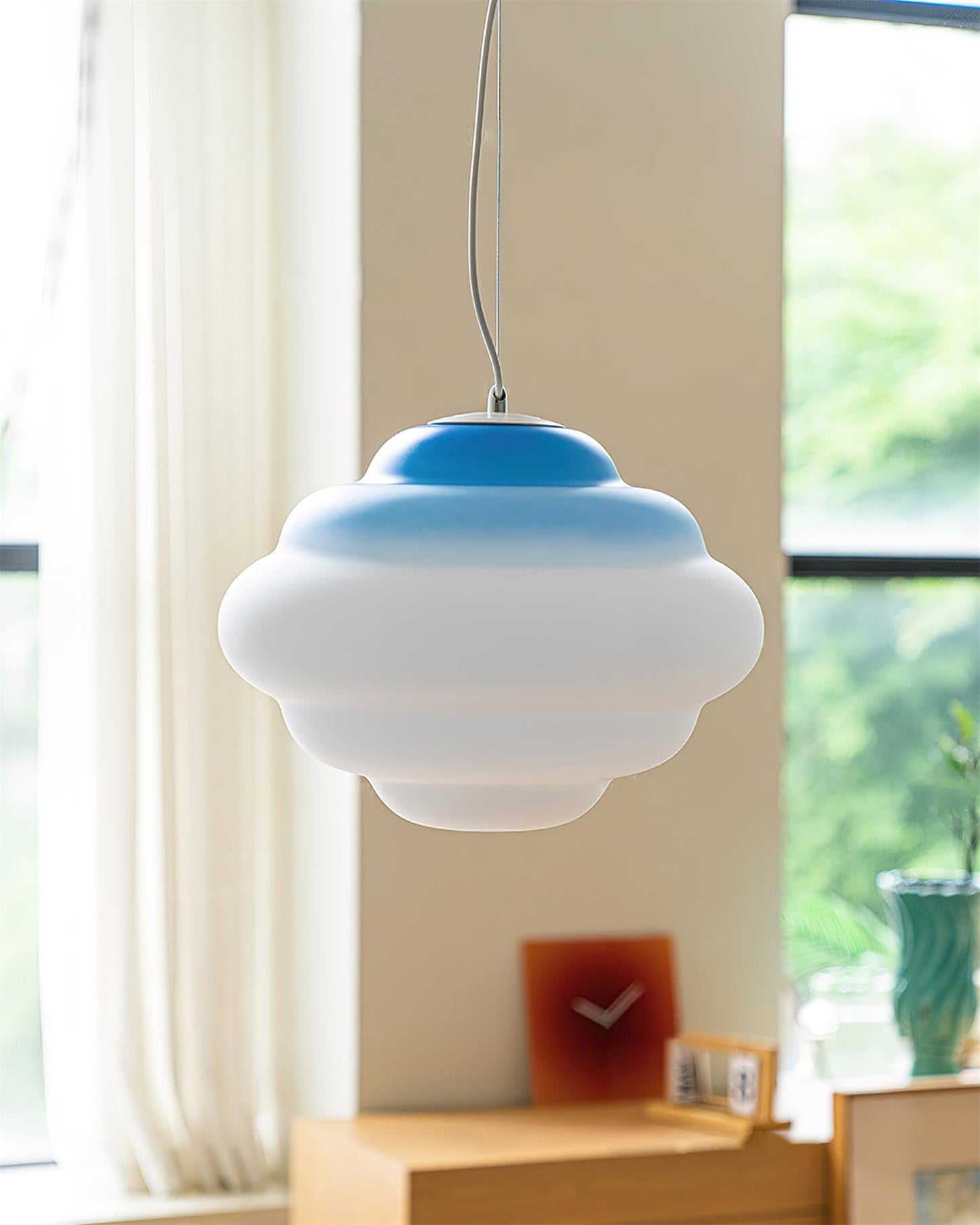 stijlvolle hanglamp met wolkenontwerp