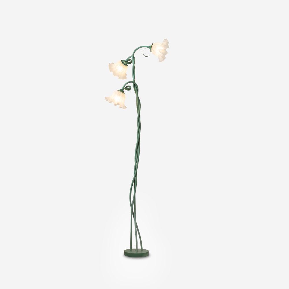 elegante calla bloemen vloerlamp voor een sfeervolle interieurverlichting