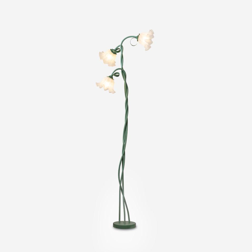 elegante calla bloemen vloerlamp voor een sfeervolle interieurverlichting