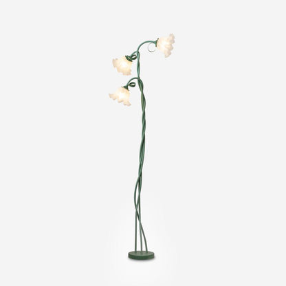 Elegante Calla Bloemen Vloerlamp voor een Sfeervolle Interieurverlichting