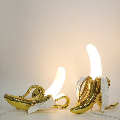 Elegante Art Deco Tafellampen mit Banana Lights Design