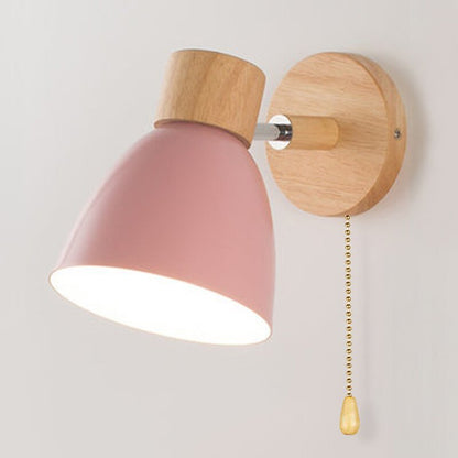 Yadiel - Elegante Scandinavische Houten Hangende Wandlamp