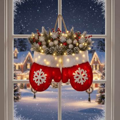 LED handschoenlamp met 120 warmwitte leds als feestelijke decoratie