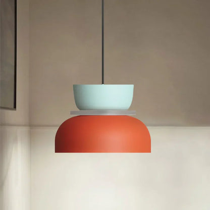 Dulcy Scandinavische Hanglamp met Kleurblokstijl