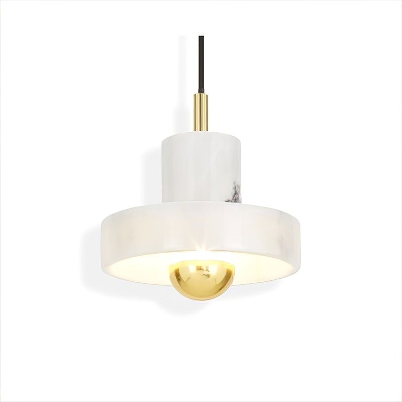 elegante marmeren aura hanglamp voor een luxe sfeer